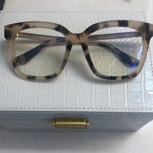 Diff Eyewear Oversized Bella Blue Light Glasses